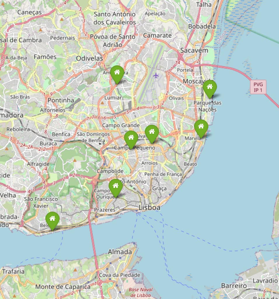 quartieri più esclusivi di lisbona